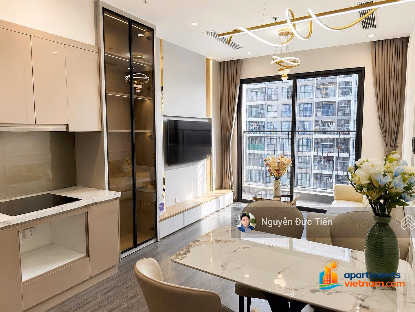 Super hot! Only 3.22 billion owns 1N - 45.2m2 - R1.05 Zenpark; Airy view, fully furnished, move in immediately