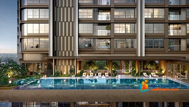 Duplex apartment for sale 300m2 Price from 99 million/m2, with private elevator at The Magnolia Khai Son Long Bien