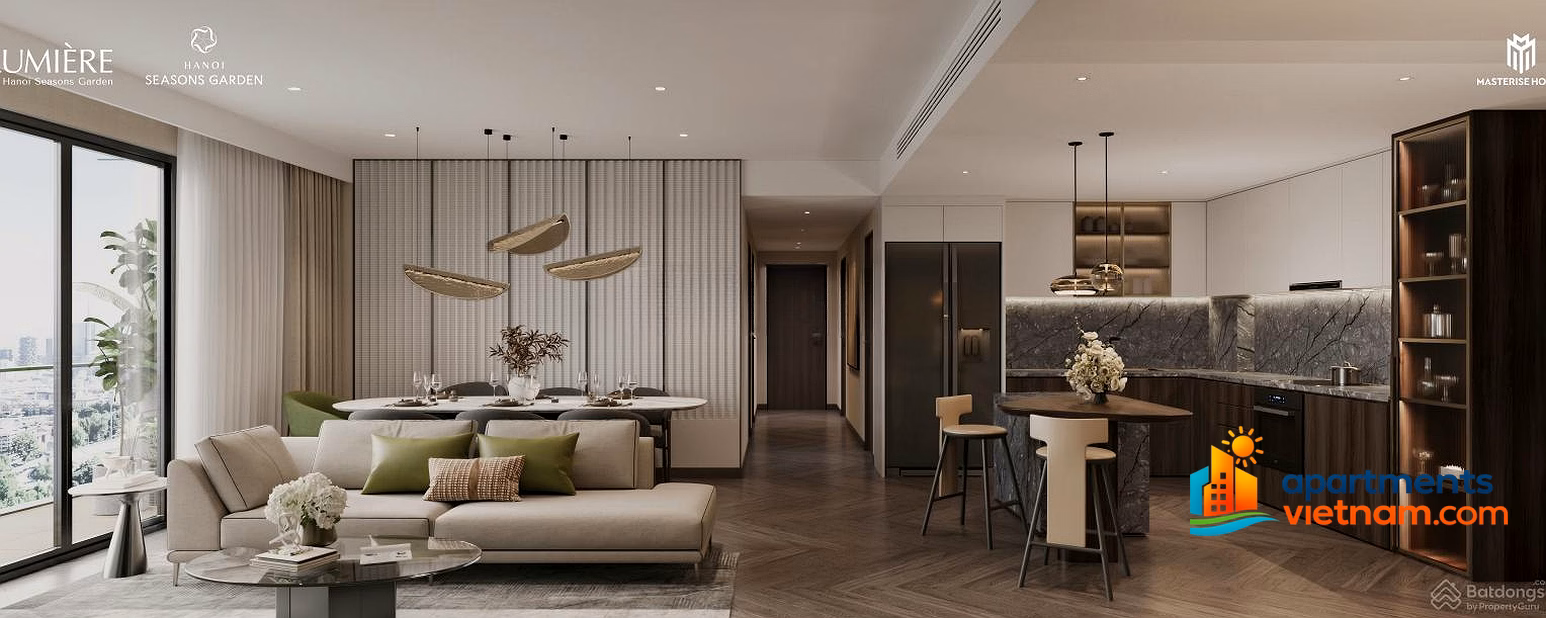 3 diplomatic apartments at lowest price Lumiere Cao Xa La TTS only from 110 million/m² 25% cheaper - View of eternal fireworks
