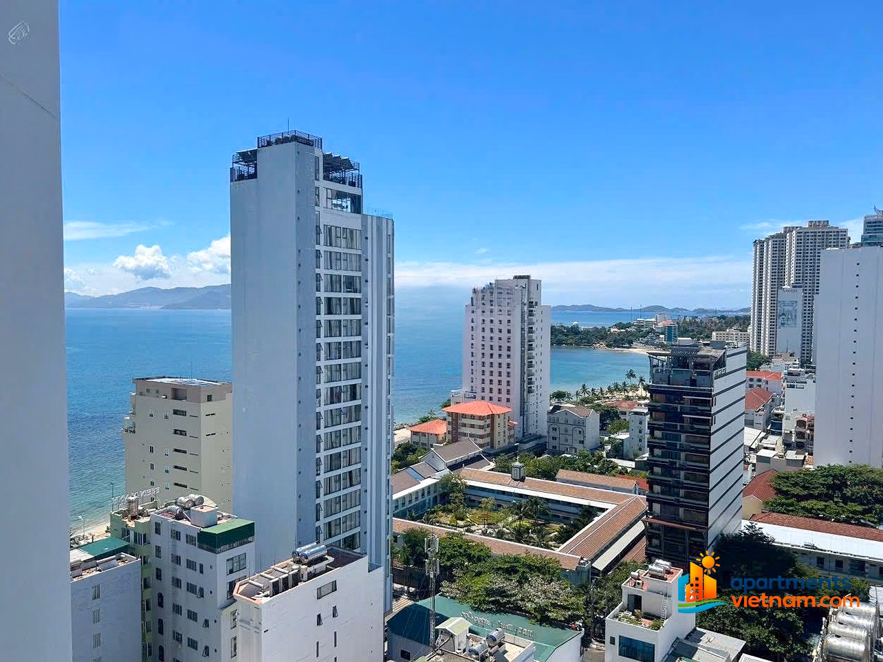 Scenia Bay Nha Trang apartment, 82m2 - fully furnished, SEA view facing Southeast; Price: 7 billion