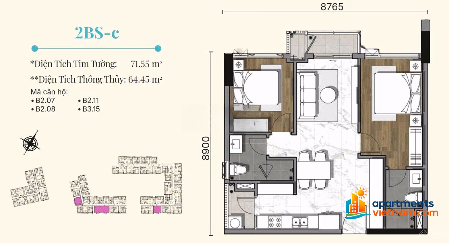 Open sale of Gladia apartments in phase 1 - prepayment only 10%. 12% cash discount, no interest payment for 2 years