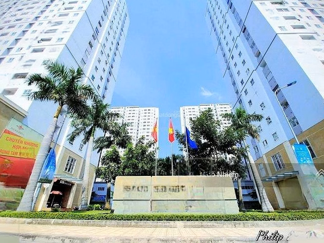 Own a 2-bedroom apartment on Nguyen Van Linh street for just over 1 billion, ready to move in, legal pink book, full price with taxes and fees