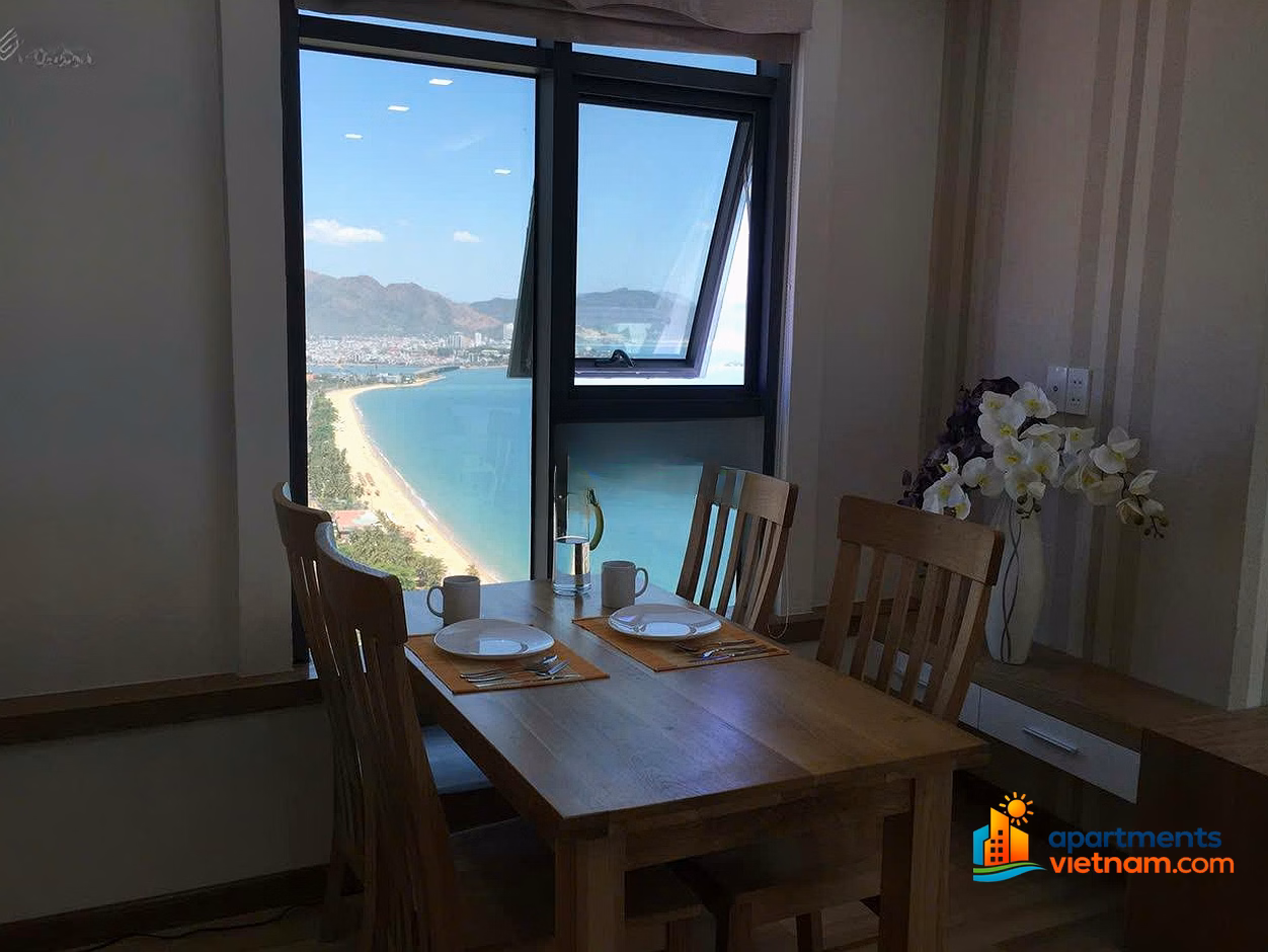 Gold investment rate in Nha Trang - 3.2 billion to own a fully furnished apartment with extremely hot sea view