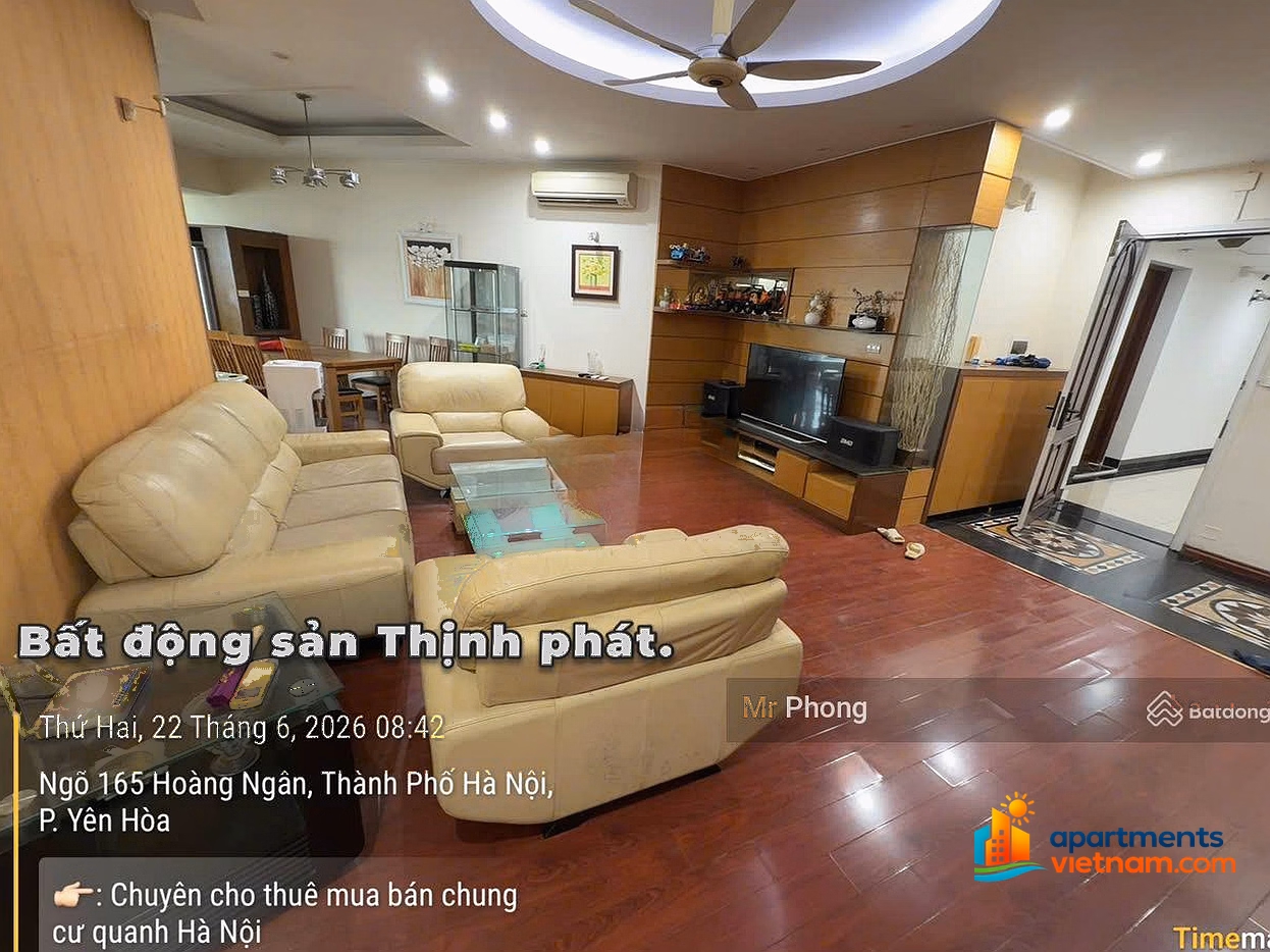 Super product! Apartment for rent at 34T Hoang Dao Thuy, 3 bedrooms, 3 bathrooms, 153m2, price only 18 million/month