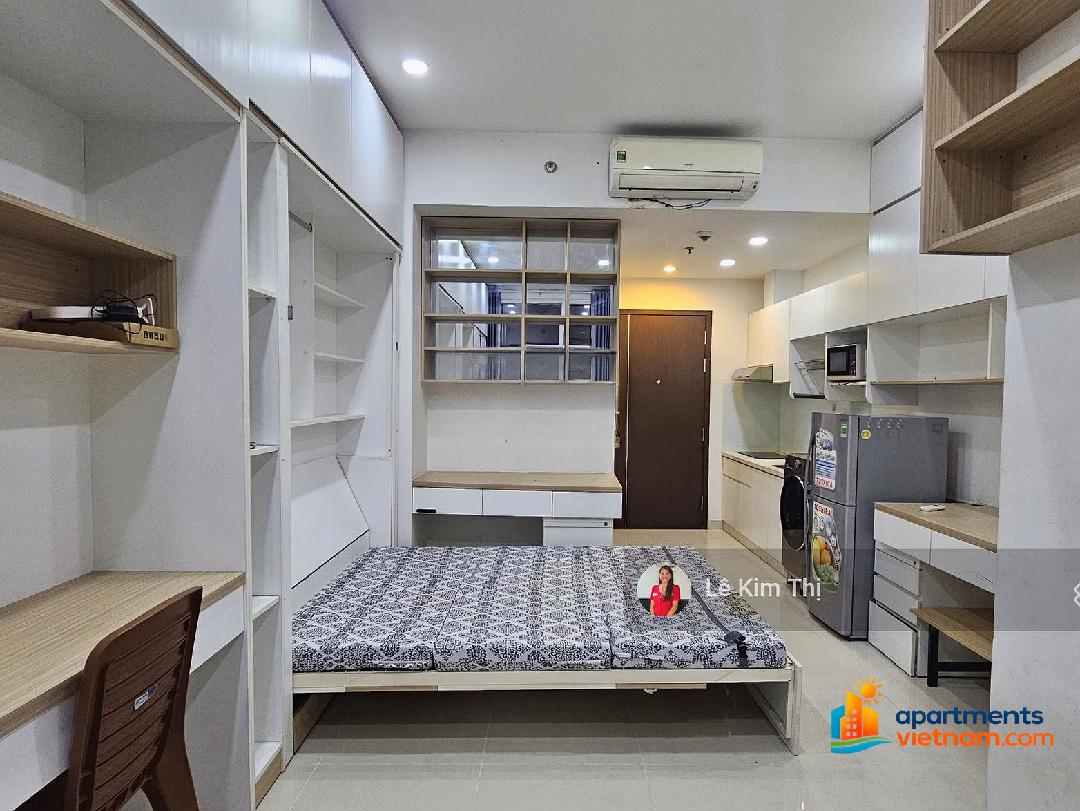Hot - Sunrise City North officetel for rent, 31m², 11 million/month***