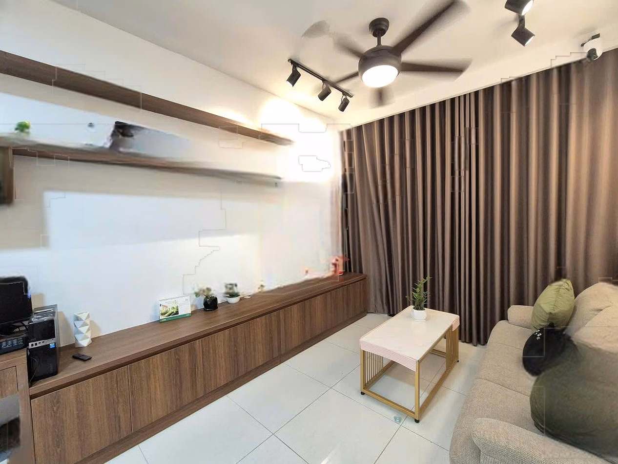 Prosper Plaza apartment for sale in Phan Van Hon, District 12 near the airport, high floor view