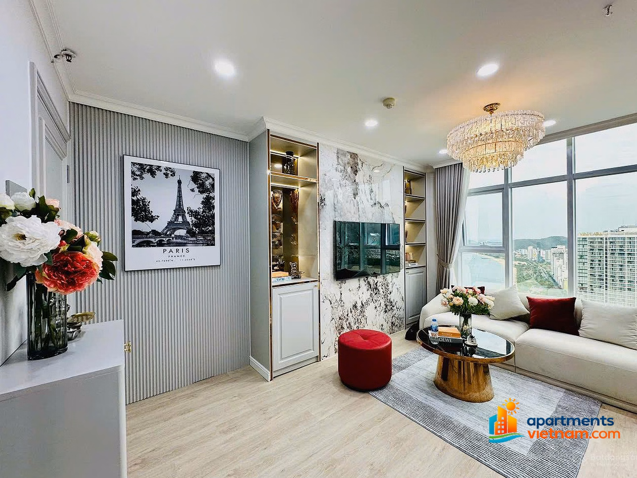 Kieu Trinh - Good price this season for apartment on the 45th floor with sea view only 3.05 billion. Muong Thanh 60 Tran Phu