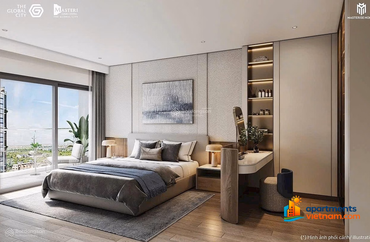 Open for sale of Tower A, CT3 subdivision, Masteri Cosmo Central apartment with 3-sided canal view***
