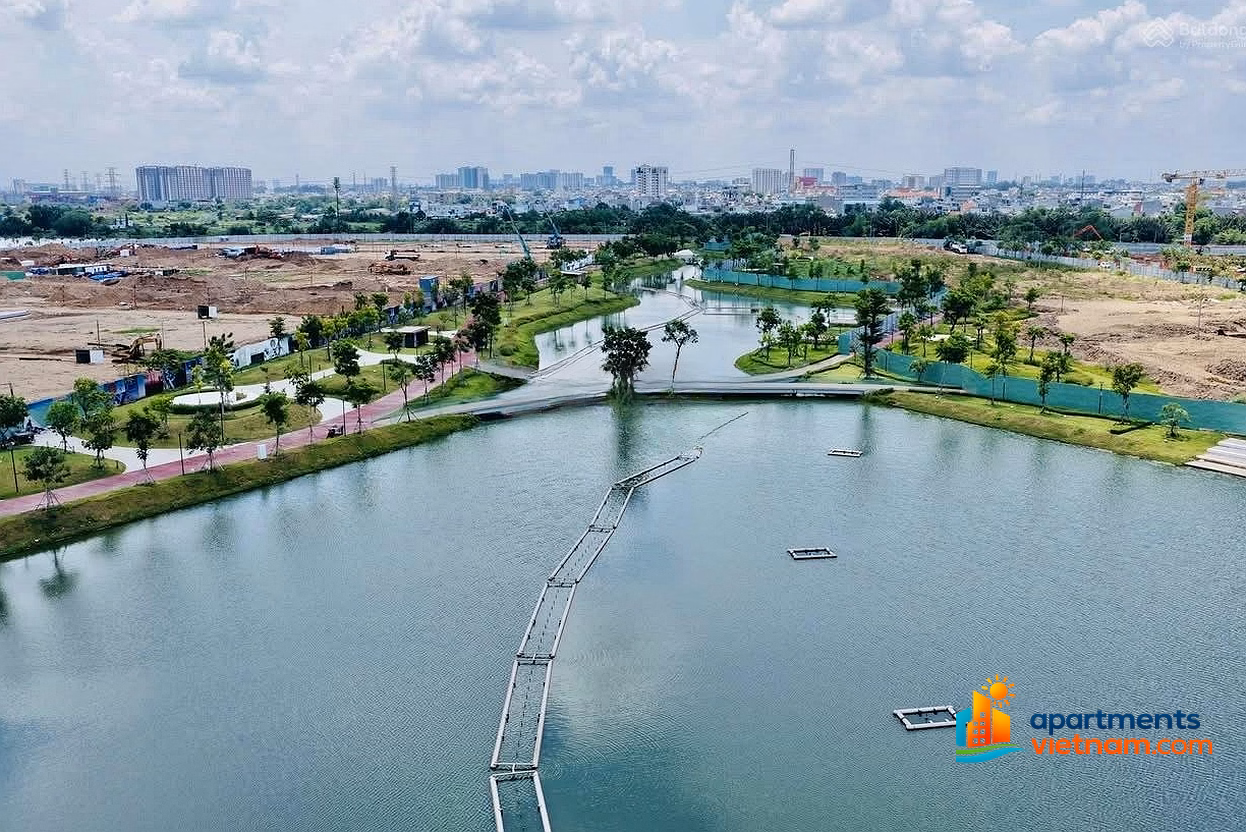 Open for sale of Tower A, CT3 subdivision, Masteri Cosmo Central apartment with 3-sided canal view***