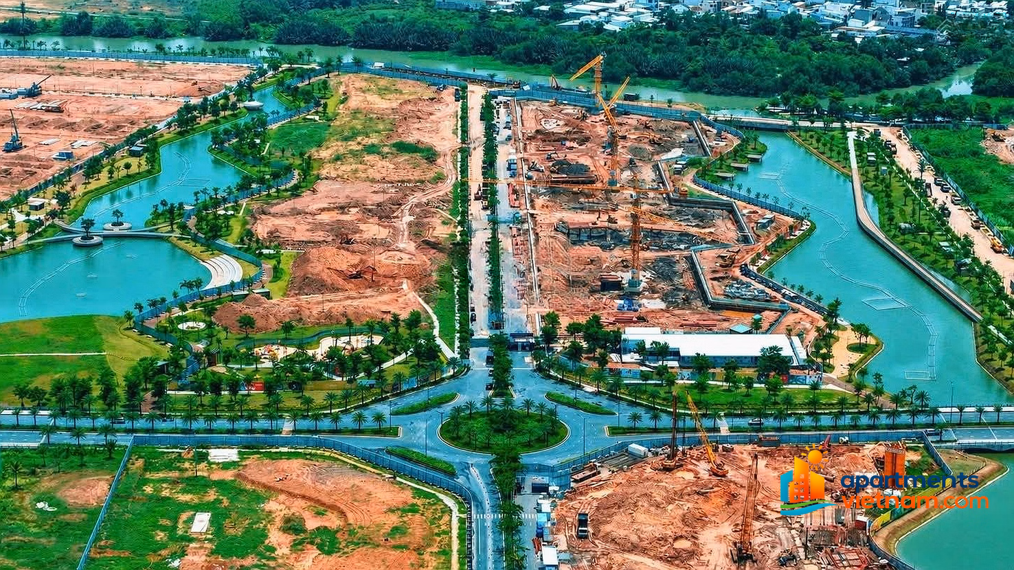 Open for sale of Tower A, CT3 subdivision, Masteri Cosmo Central apartment with 3-sided canal view***