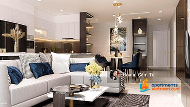 SCREC TOWER APARTMENT FOR RENT DISTRICT 3 - 74M 2BRs 2WCS HIGH FLOOR - NEW HOUSE TO LIVE NOW - PRICE 12 MILLION/MONTH