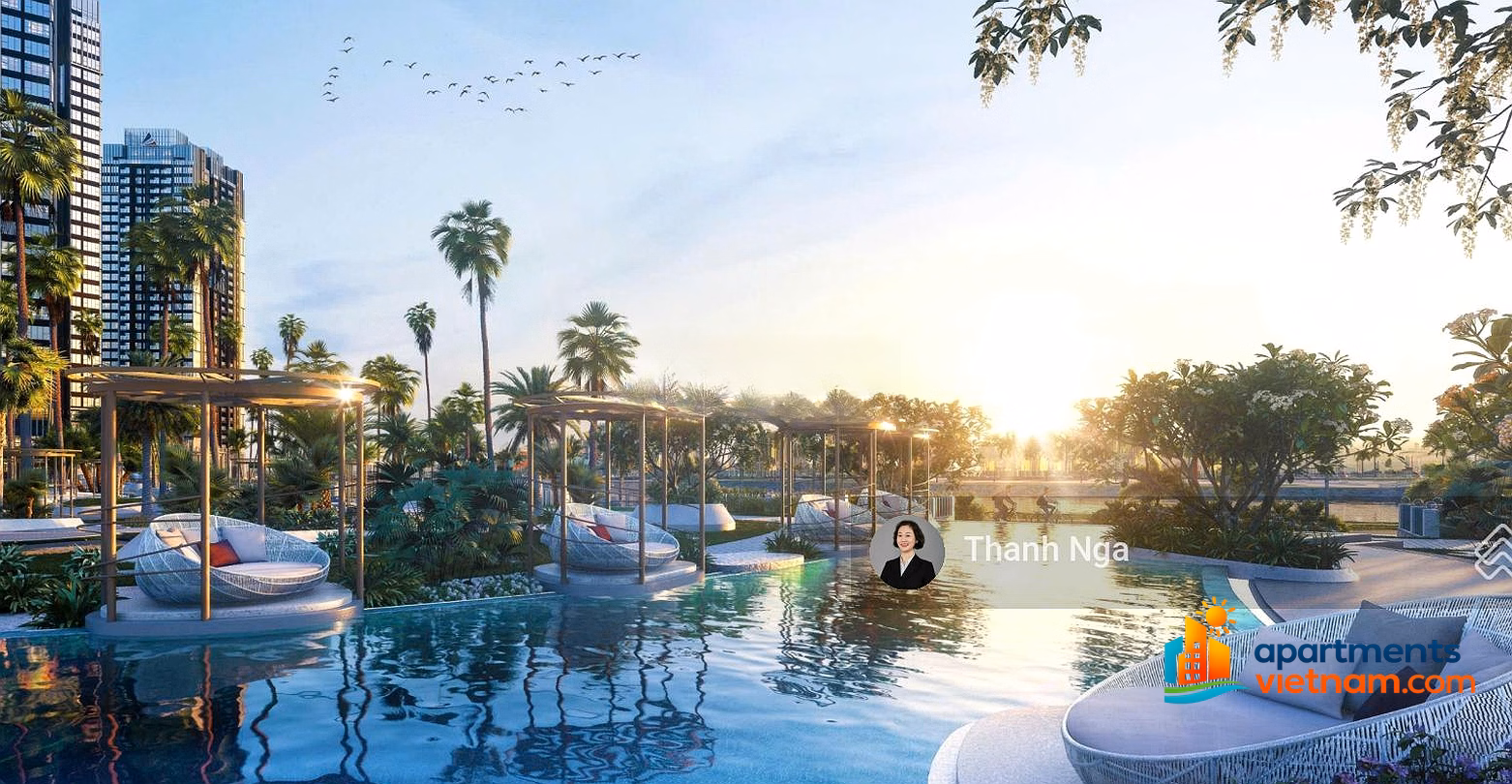 The Privé luxury resort on the river in District 2: Get house with only 10%, original grace period up to 5 years