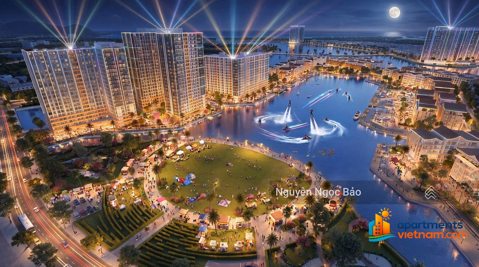 The Fest 2 - Festival center apartment, fireworks view on Nha Trang bay, price from only 2.x billion