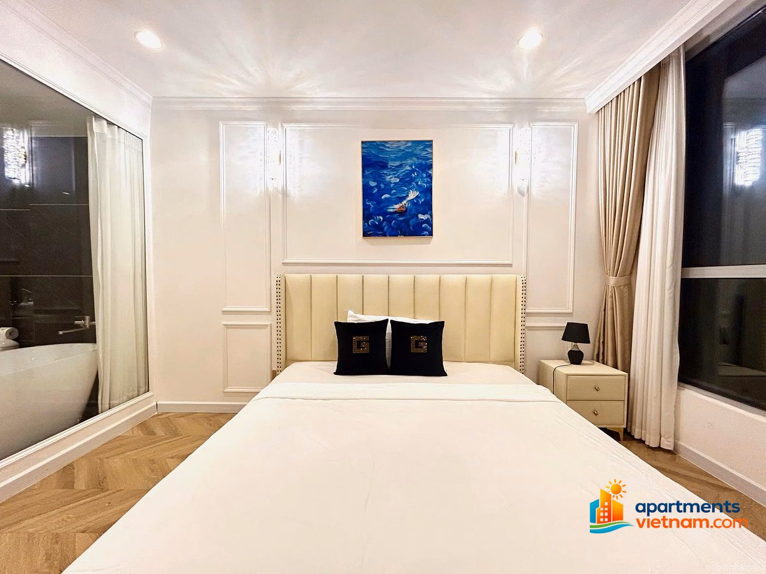 APARTMENT FOR RENT LANDMARK1 -07 VIEW LANMARK81 PARK 126m2 PRICE 65 million