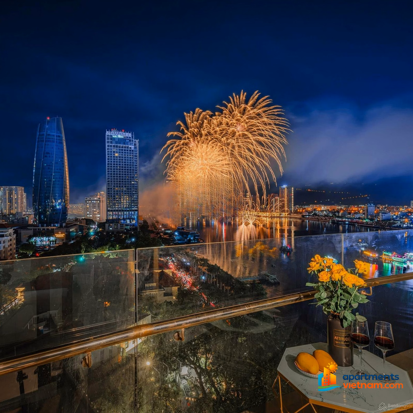 Urgent sale of 2 bedrooms in Han River center, cheapest price only 78 million/m2, rental area 360 million
