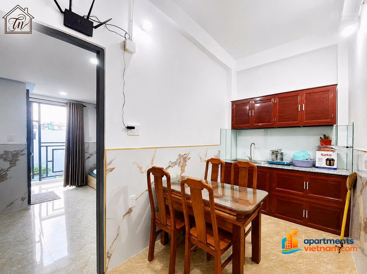 APARTMENT FOR RENT IN VCN PHUOC LONG URBAN AREA 1 -65m2, price 10 million