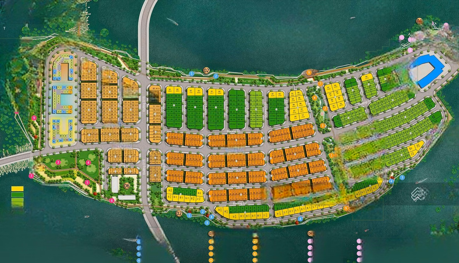 Onsen3 Charmora City Nha Trang apartment for sale - Long-term ownership - Sea view - Price only 3.2 billion/unit/54.8m2