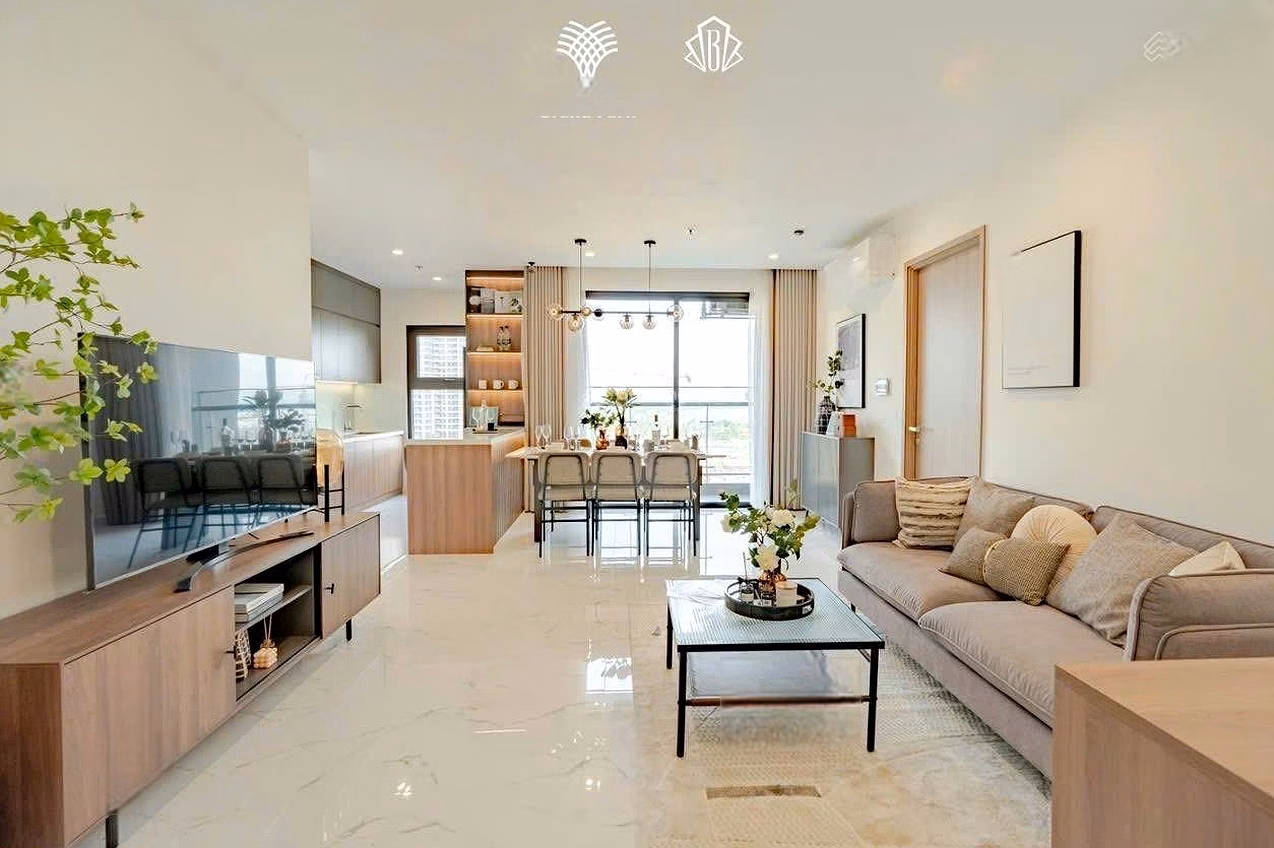 3-bedroom apartment + area 96m², cool Dong Nai river view, price 6.3 billion