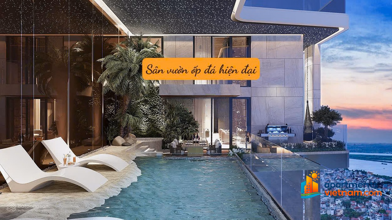 Penthouse with full view of the Red River 556m2 Noble Crystal Tay Ho operated 5* by WorldHotels