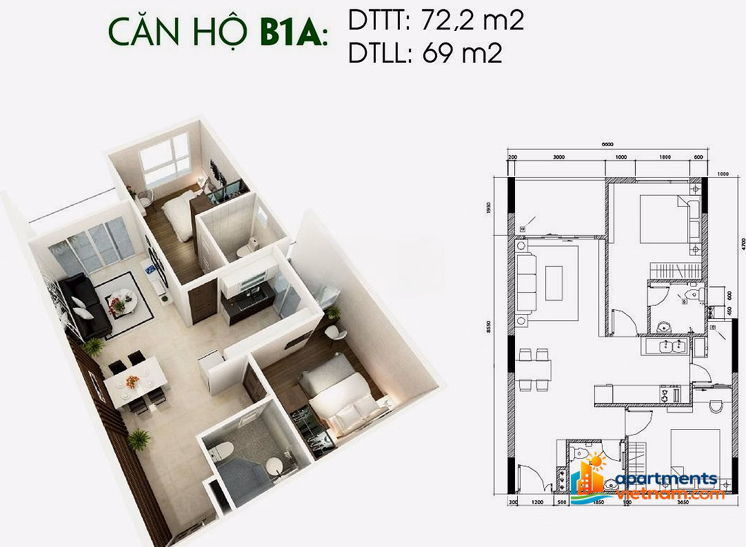 Dam updated the Saigon Skyview diplomatic shopping cart at a price better than the investor's price of 500-600 million/unit. 0906 435 ***
