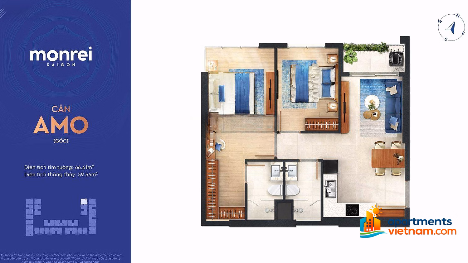 With only 15% - Hot apartments, only with about 300 million - KHDMB, apartment fund of Monrei Saigon project