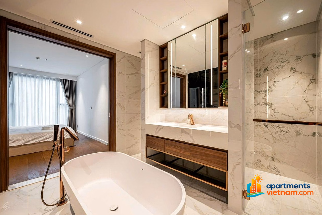 Binh Thanh apartment (new house with beautiful furniture) - price 2 billion/2 bedrooms/book available, ready to move in. 0799 303 *** Ngoc