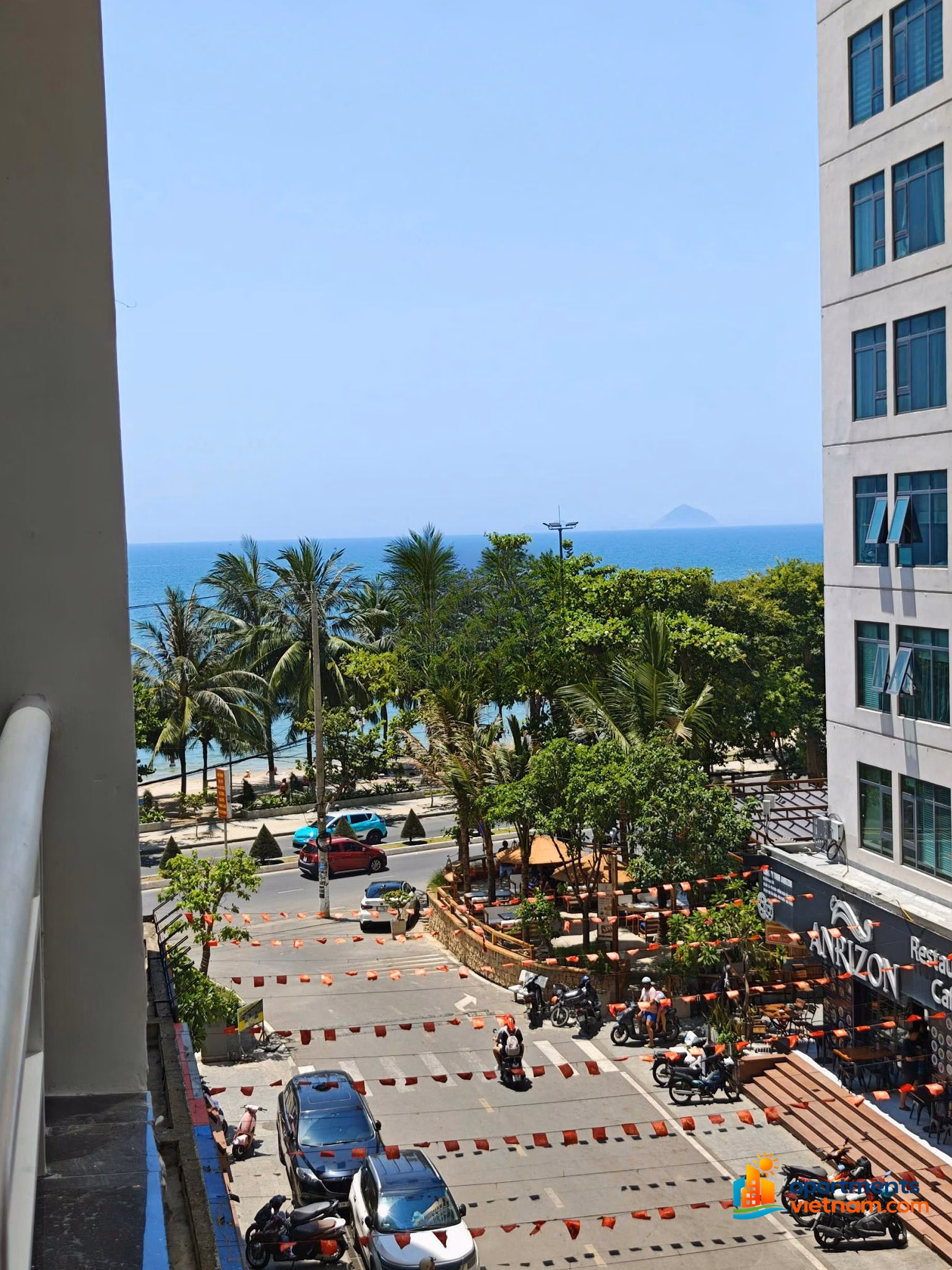 Muong Thanh Vien Trieu - Apartment 412, Building OC1B (4th floor, apartment 12), 59m², 2 bedrooms, diagonal sea view
