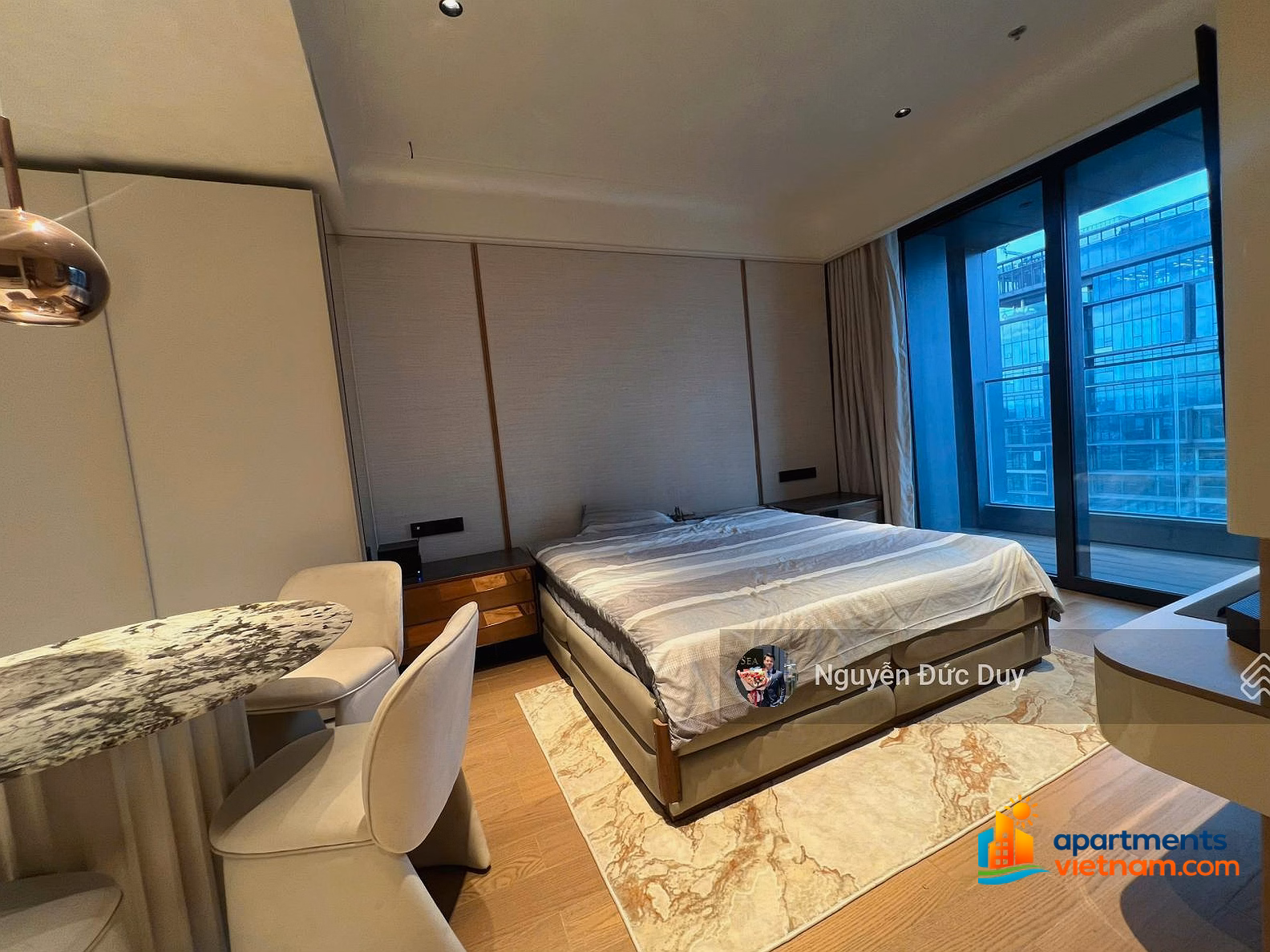 Good price 35 million/month, SEA - JW Marriott building, Studio apartment 40m² fully furnished. Free management