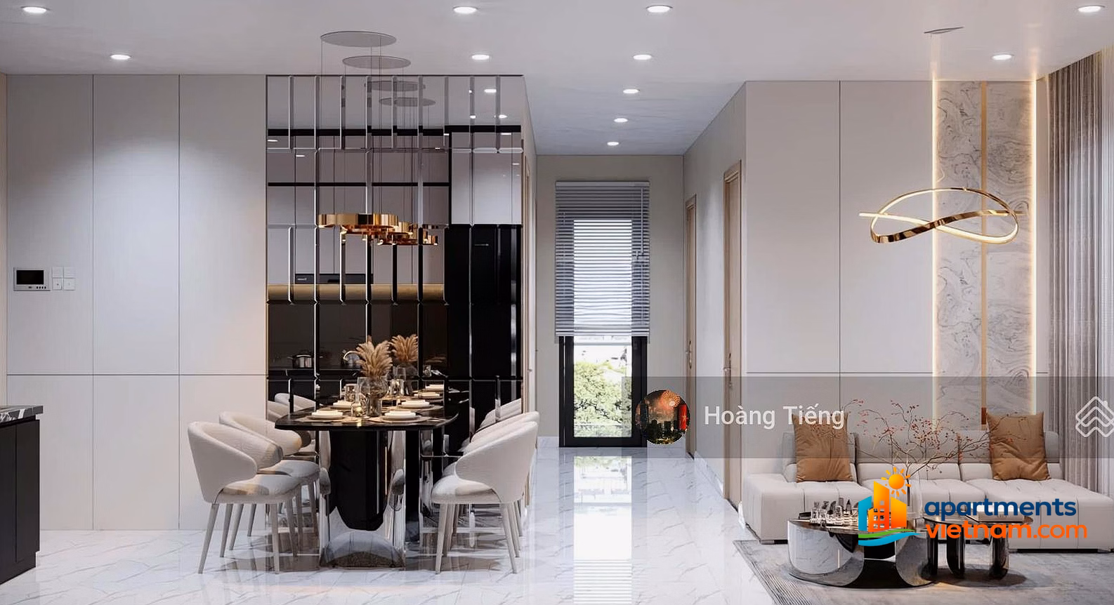 Specializing in renting apartments at The Prince Residence, Phu Nhuan. Area: 80m, 2 bedrooms, price 17 million/month***