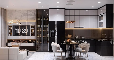 Specializing in renting apartments at The Prince Residence, Phu Nhuan. Area: 80m, 2 bedrooms, price 17 million/month. Contact 0773 694 ***