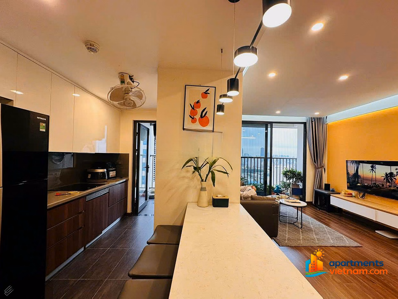 Owner sells Richland 2 bedroom 95m2 luxury apartment fully furnished for only 8.3 billion