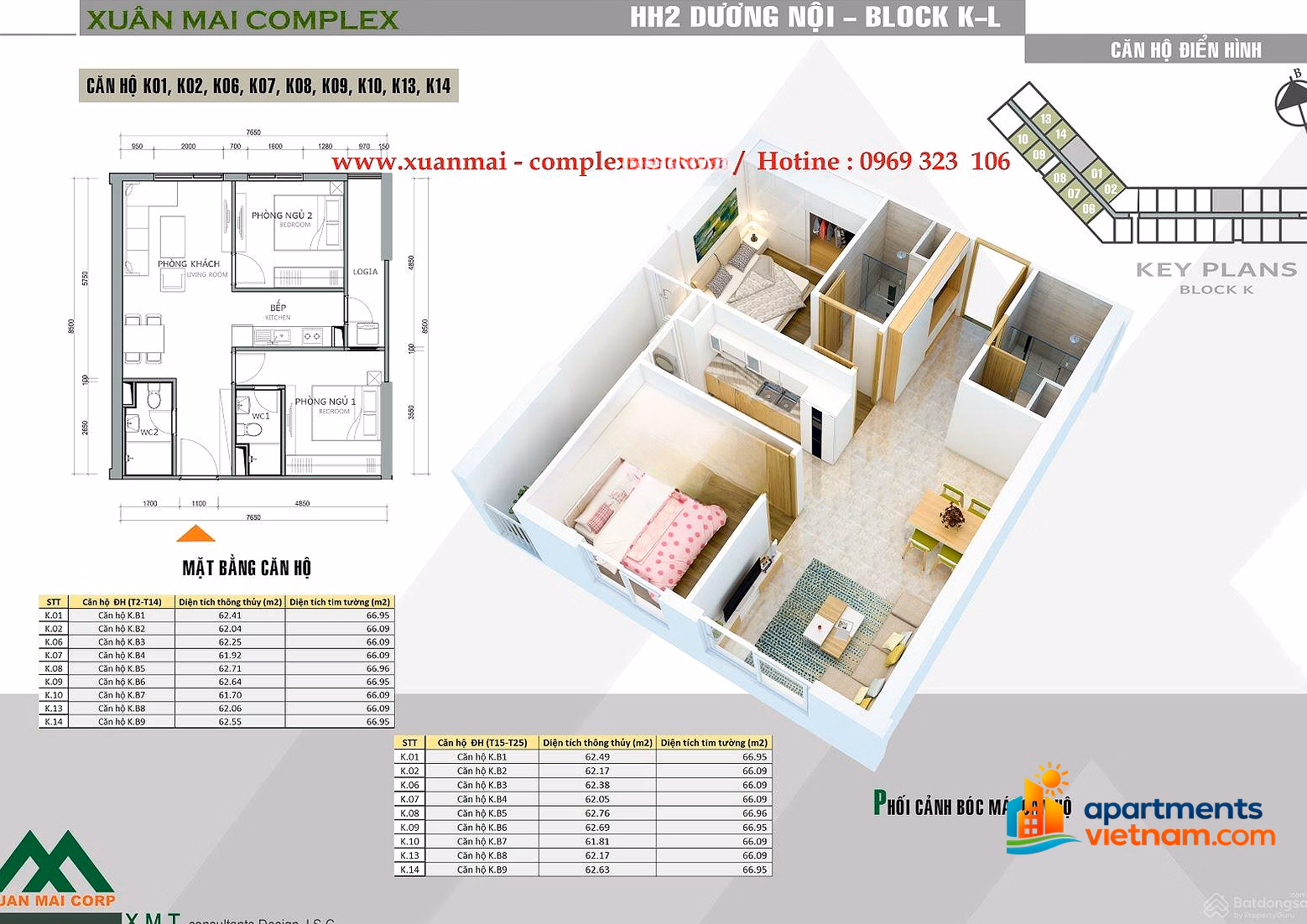 Due to buying a satisfactory apartment, I need to sell it cheaper than the market for several hundred million apartments 62m² 2 bedrooms + 2 bathrooms.