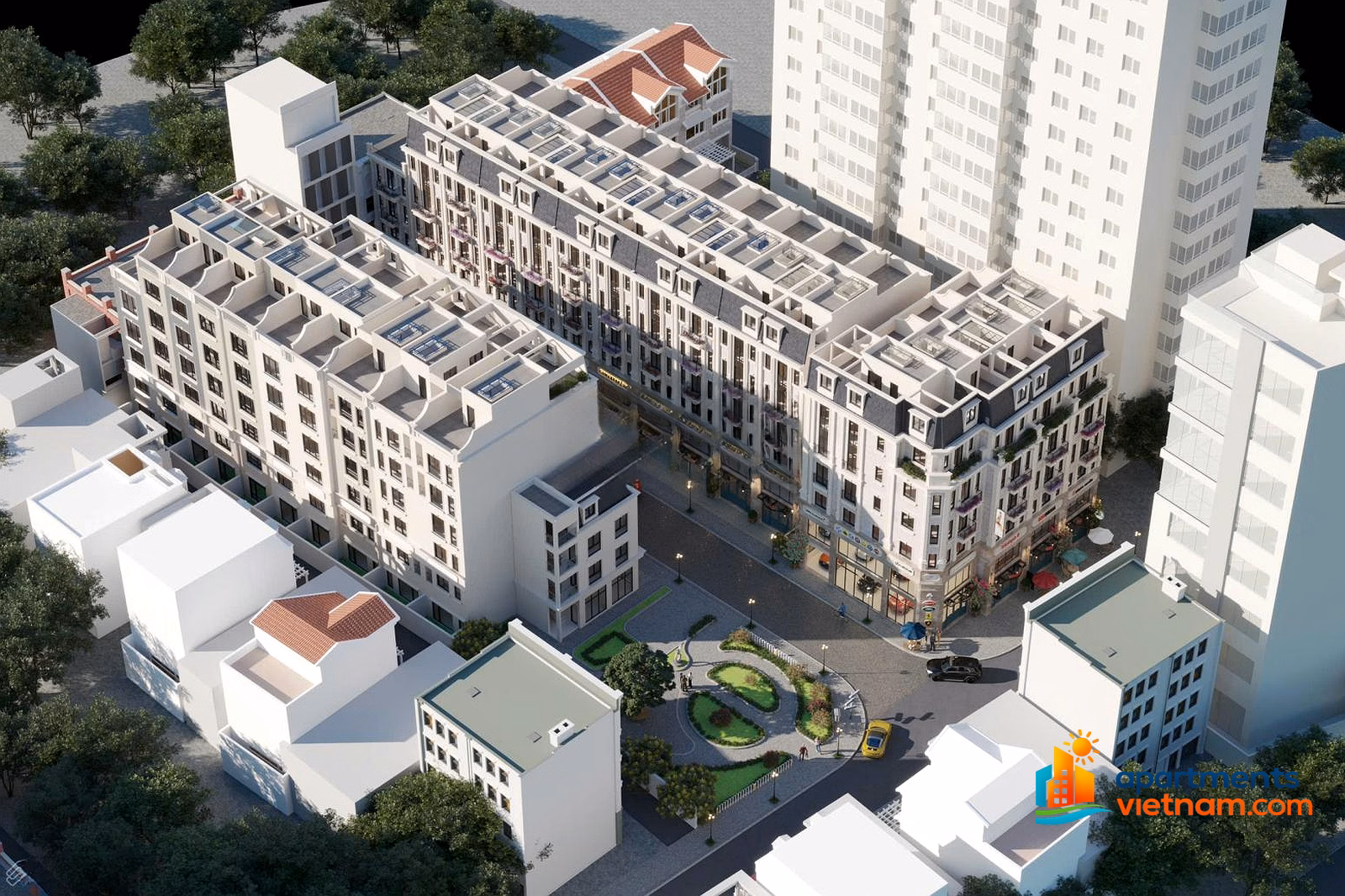 Hot! The apartment next to the diplomatic Heritage has the cheapest price, red book available, a generational property with sustainable profits