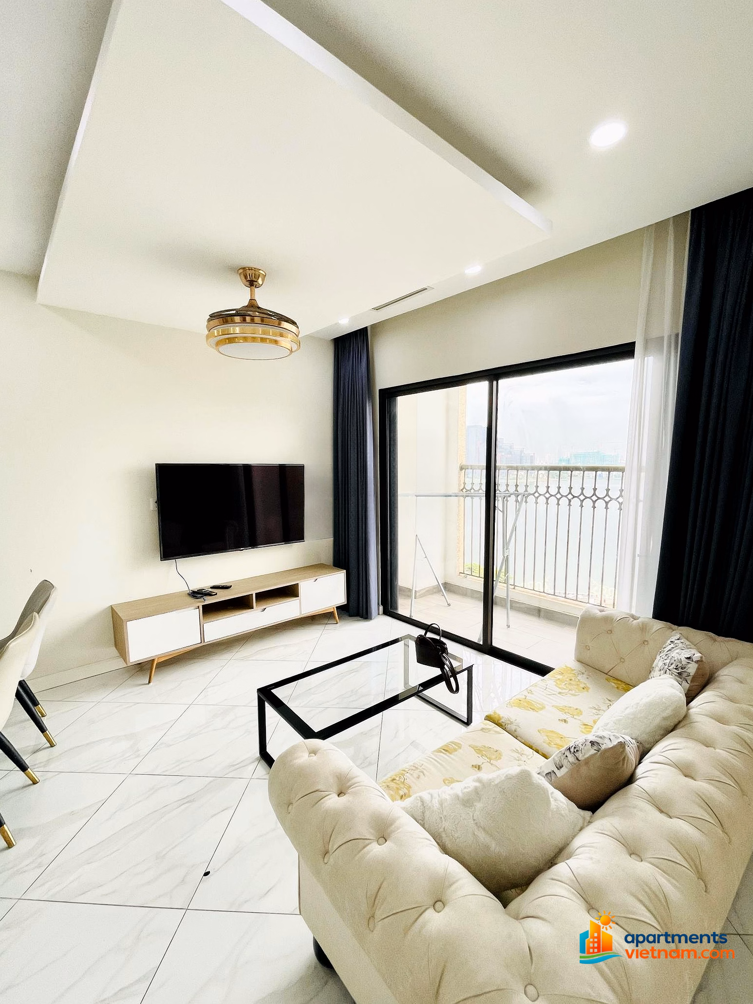 D'. El Dorado, 2-bedroom apartment for rent, 70m², fully furnished, West lake view, available slot, house viewing 24/24