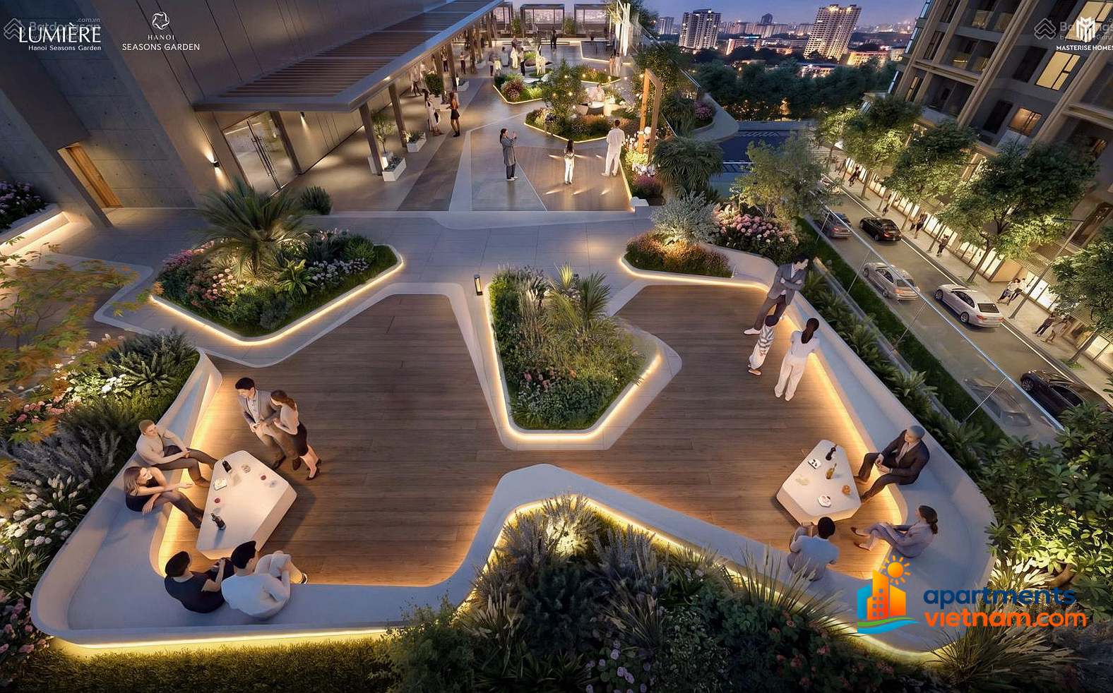 Apartment for sale 56.3m² View of Beautiful Waterfall Gate - Hanoi Seasons Garden | Only 8,934 Billion