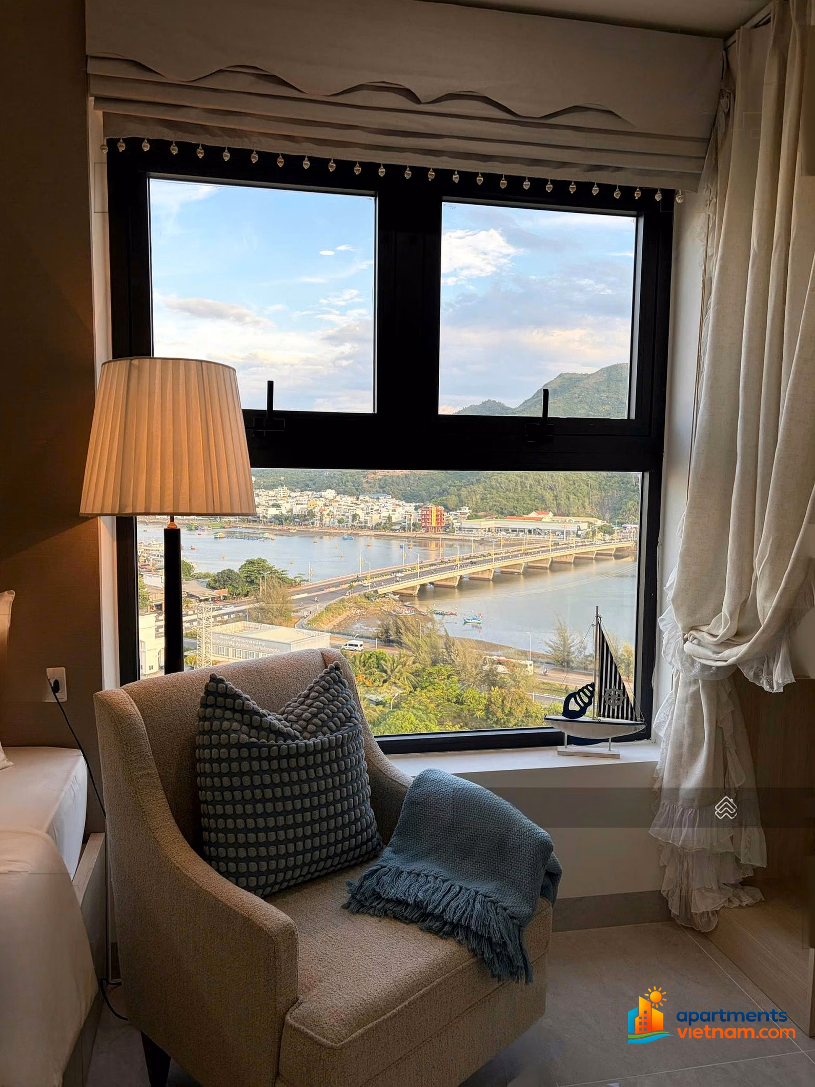 Super nice apartment in South Nha Trang ward - fireworks view from Charmora City urban area