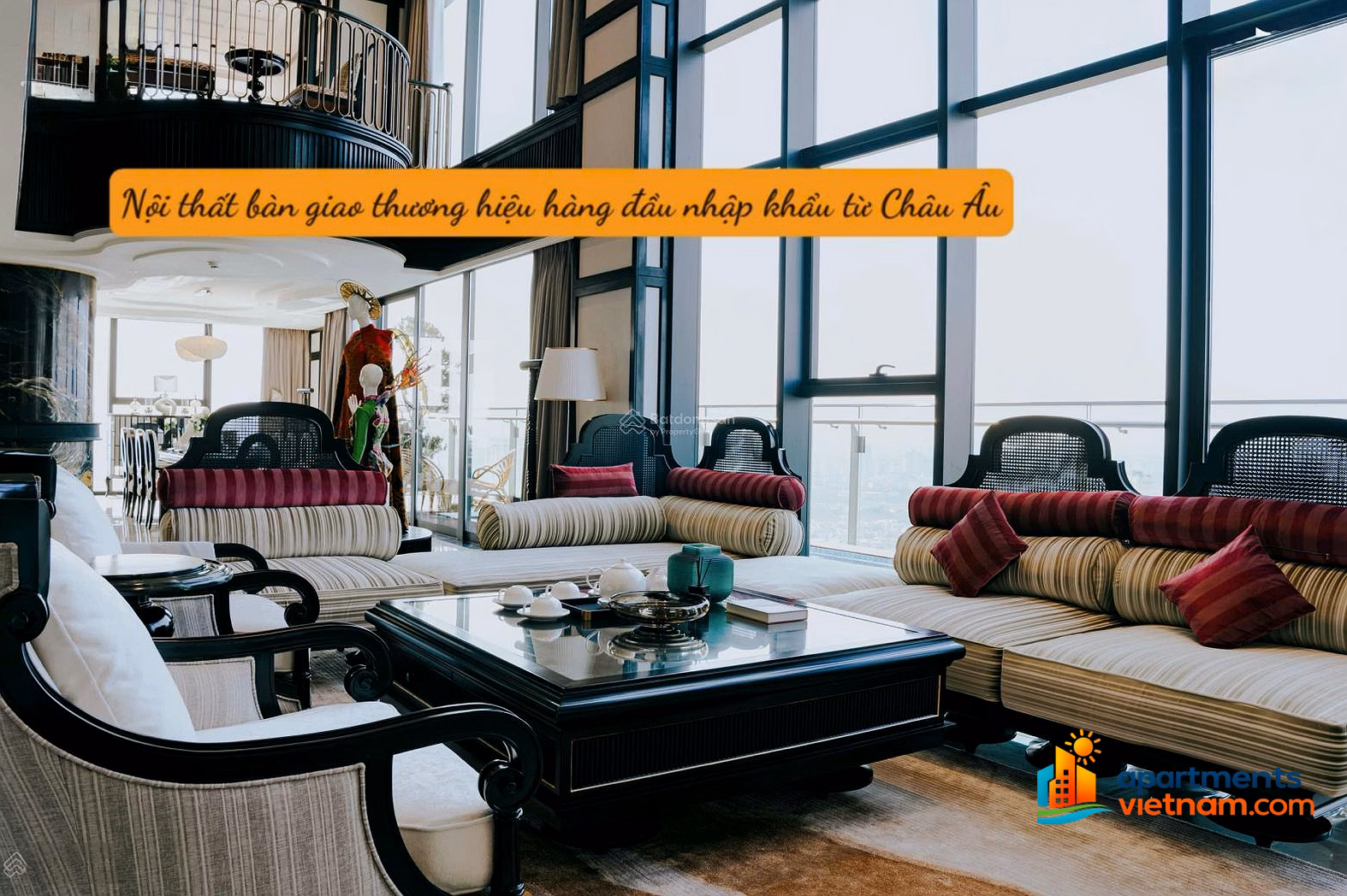 Only 1 most beautiful and classy 556m2 penthouse in Noble Crystal Tay Ho operated 5* by WorldHotels