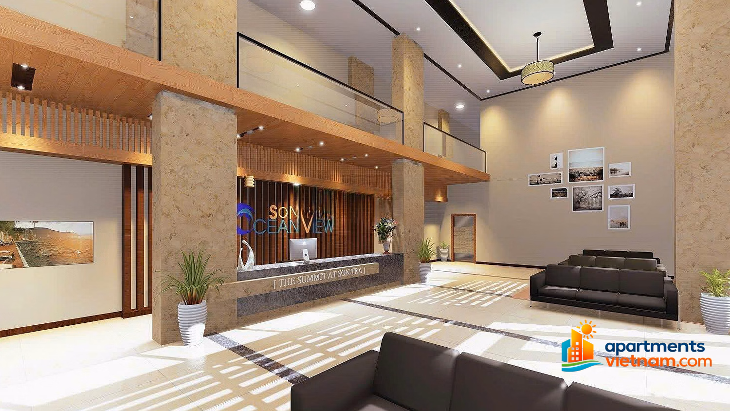 2 bedroom apartment for rent in Son Tra Oceanview - Sea View, City Center Location. Da Nang