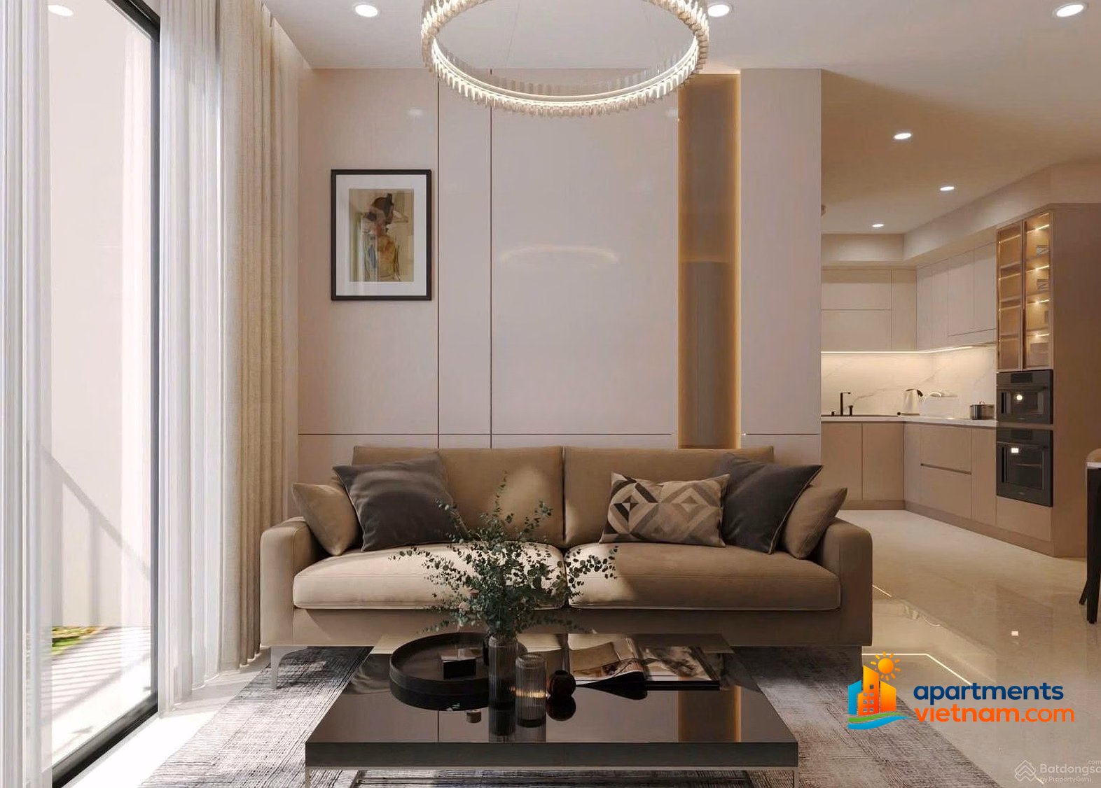 Vista Residence Hai Chau 2-bedroom apartment for sale, 76m2, opposite Dong A University of Architecture, full amenities