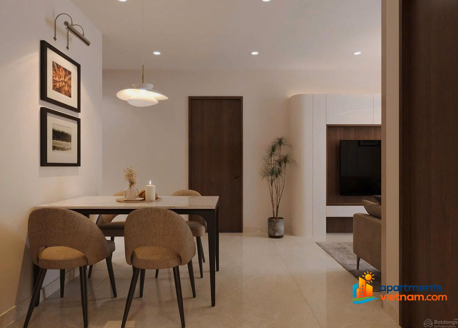 Vista Residence Hai Chau 2-bedroom apartment for sale, 76m2, opposite Dong A University of Architecture, full amenities