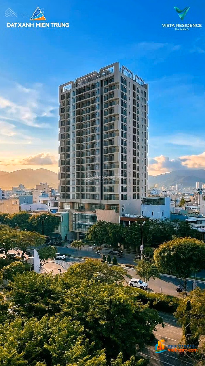 Vista Residence Hai Chau 2-bedroom apartment for sale, 76m2, opposite Dong A University of Architecture, full amenities