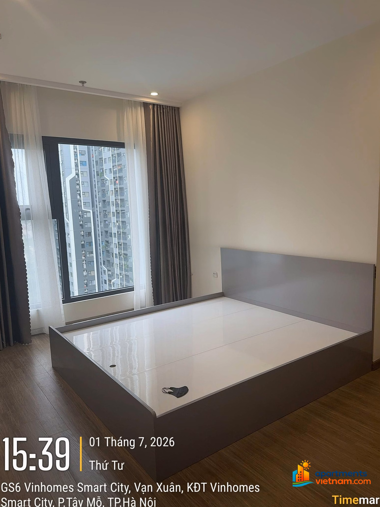 Apartment for rent GS6 1 bedroom 45m2 fully furnished price 9.5 million 0974 325 ***