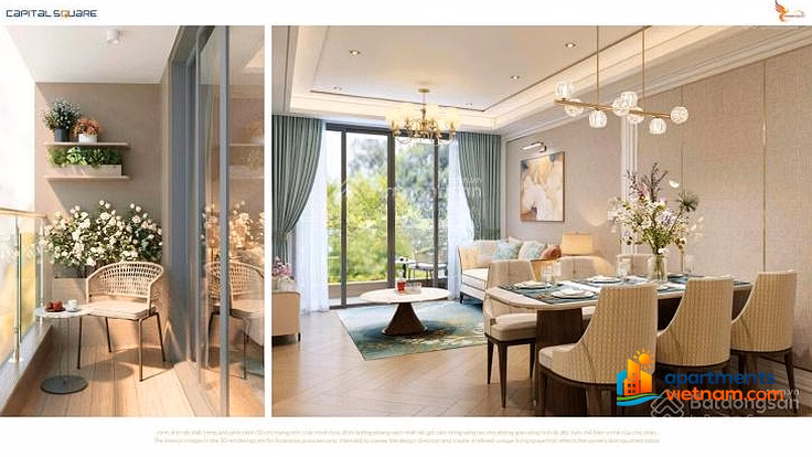 2 bedrooms only 77.6 million/m2 Capital Square Da Nang - Free 2 taels of gold & free car slot
