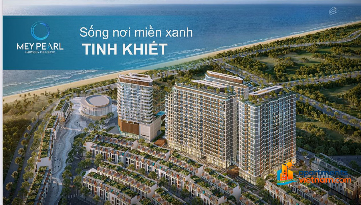 Meypearl Harmony Phu Quoc owns a long-term beach apartment, welcoming the new price increase cycle, with capital of 300 million
