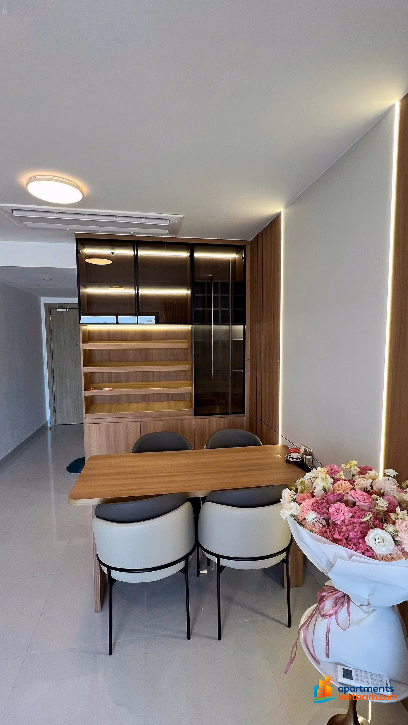 DQua apartment for rent 2 bedrooms 2 bathrooms near the beach, school, sea view.