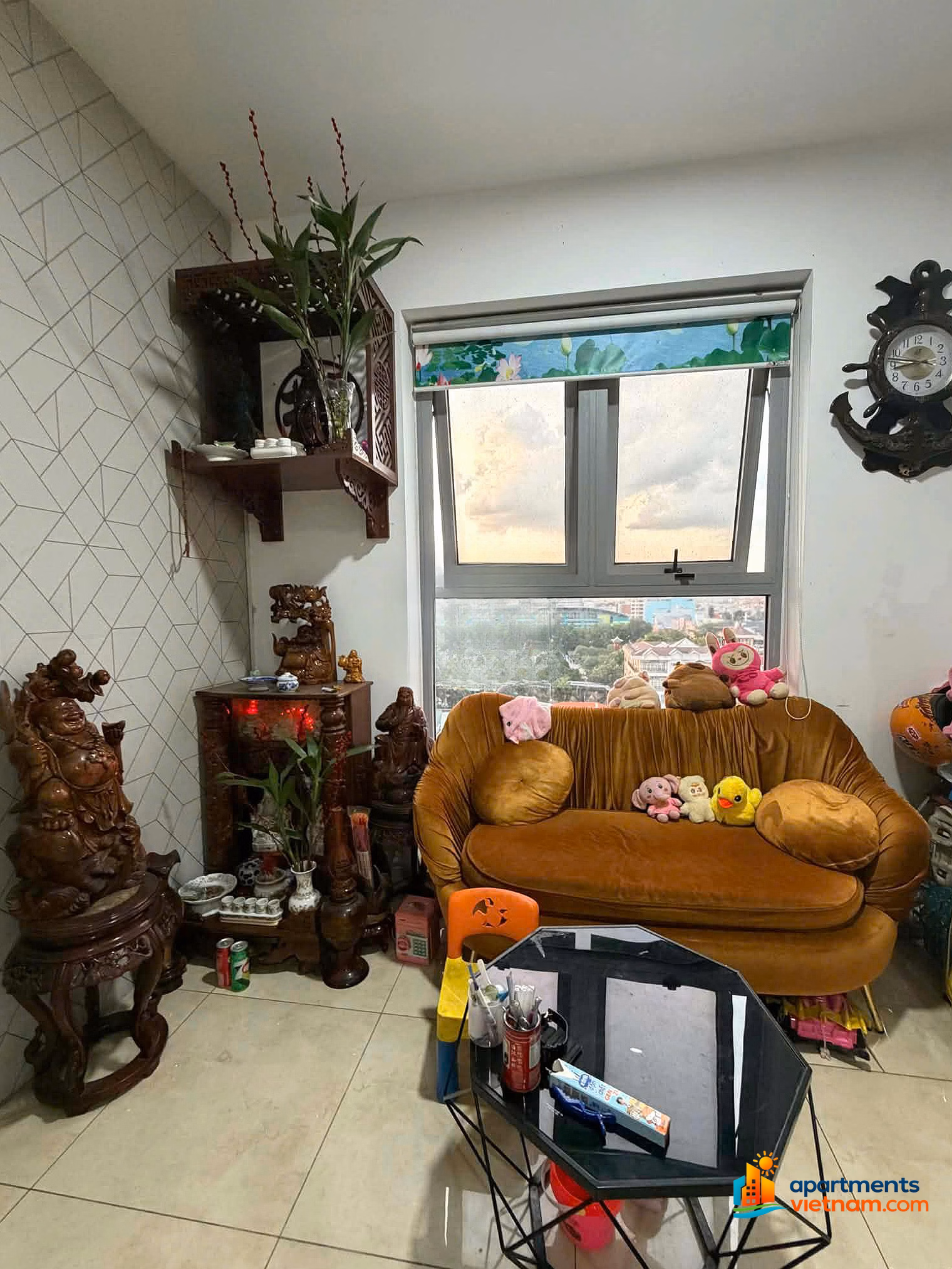Cute landlord sends Luxcity apartment for rent 45m², 1 bedroom 1 bathroom, only 9.5 million/month, airy high floor