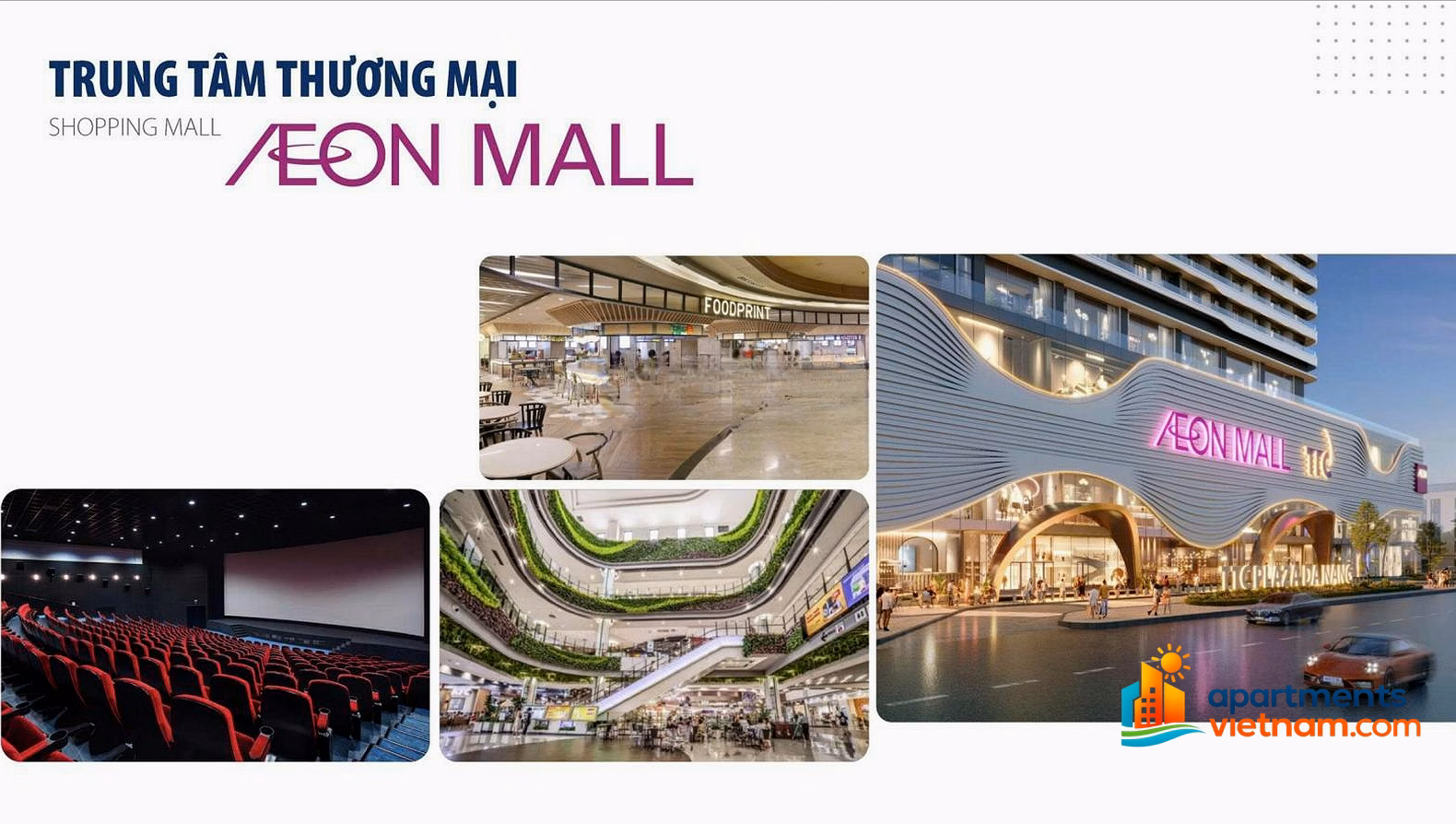 Owning a TTC Plaza Da Nang apartment for only 20% will receive a house right on AEON Mall