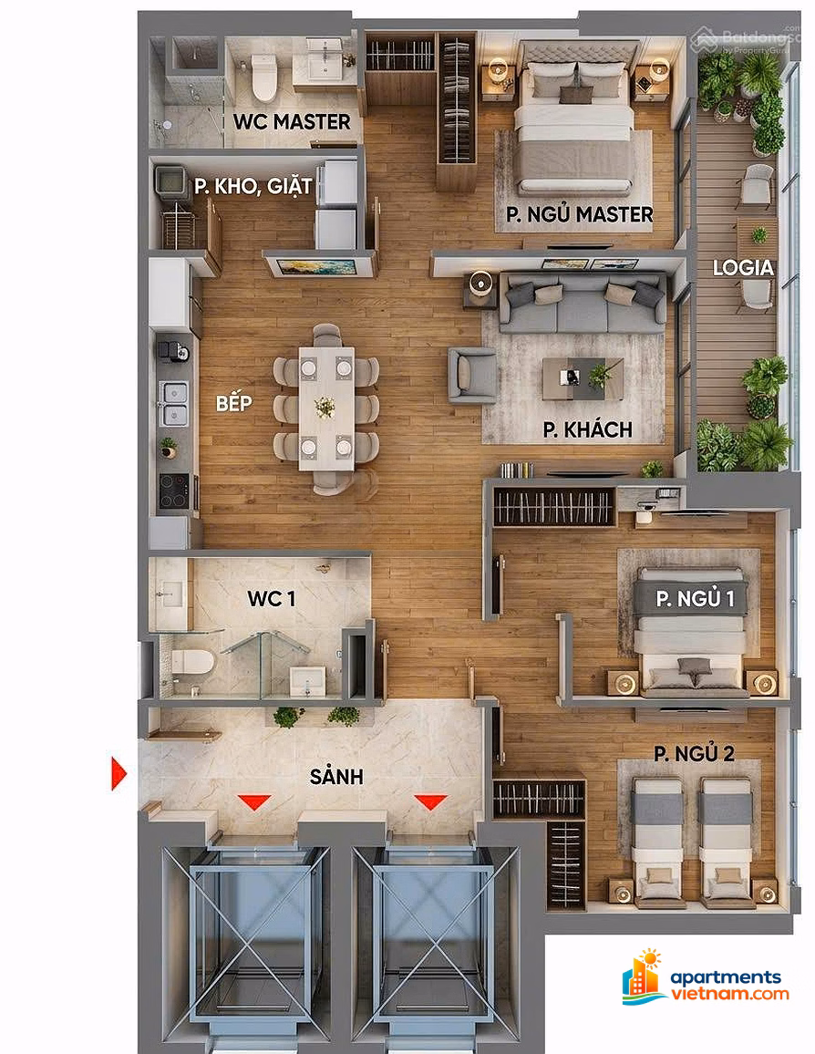 Full goods of MIK Khai Son investor The Magnolia + Diplomatic VIP, Park River View, 5* Interior, Extremely GOOD Price