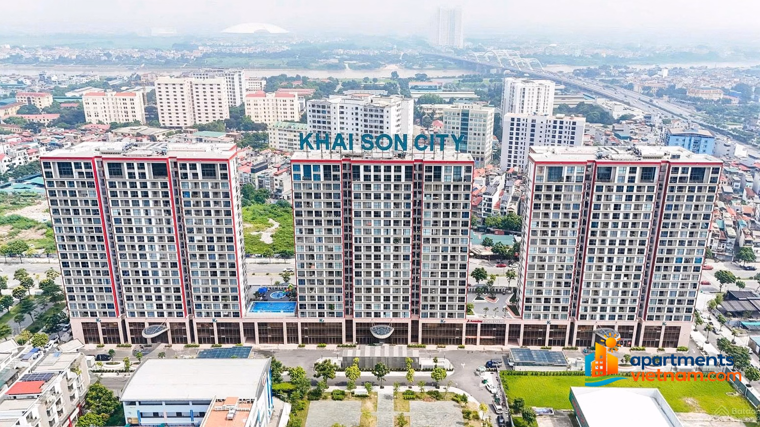 Apartment for rent 90m2 in Khai Son City. Preferential price 8 million & 12 million full items