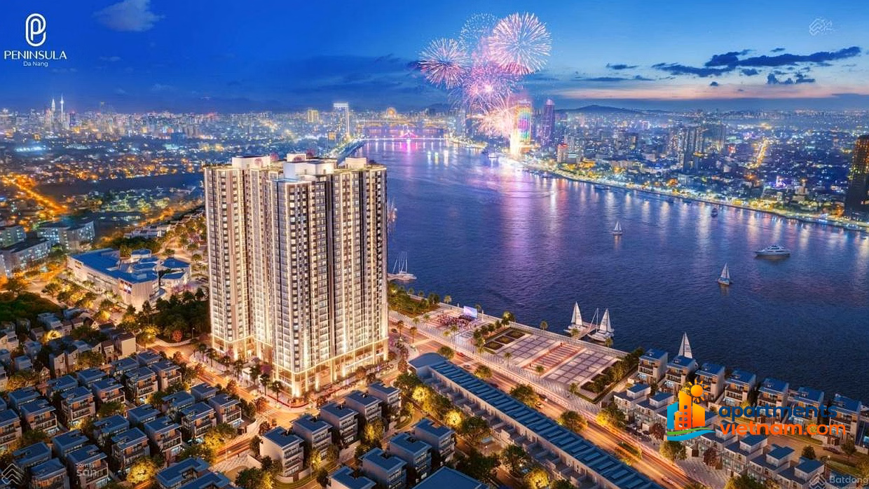 Exclusive 2-bedroom apartment, area 73m², river view, fireworks viewing, good reference price in the area